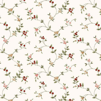 Holiday Blush R022434D Berry Vine Multi by Monika Zhu for Marcus Fabrics
