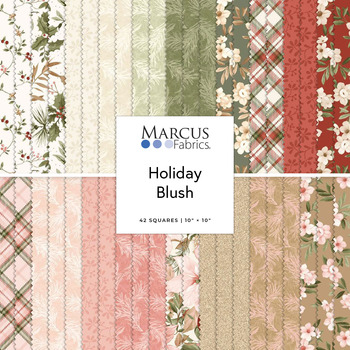 Holiday Blush  10" Squares Monika Zhu for Marcus Fabrics