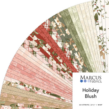 Holiday Blush  2.5" Strips Monika Zhu for Marcus Fabrics
