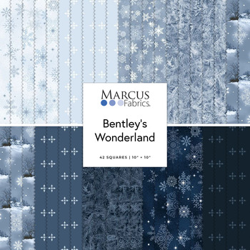 Bentley's Wonderland  10" Squares The Smithsonian for Marcus Fabrics