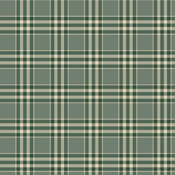 Chateau Noel R522380D Plaid Green by Dawn Heese for Marcus Fabrics