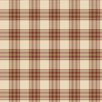 Chateau Noel R522380D Plaid Rose by Dawn Heese for Marcus Fabrics