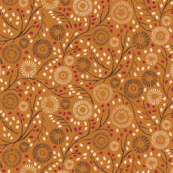 Autumn Owl 30260102-02 Abstract Autumn Tan by Camelot Fabrics