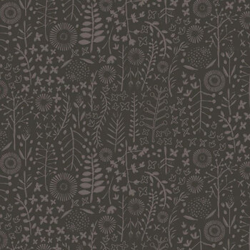 Autumn Owl 30260104-01 Meadow Magic Charcoal by Camelot Fabrics