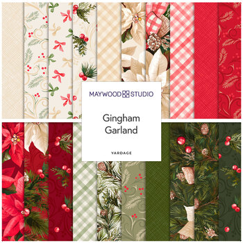 Gingham Garland  Yardage by Maywood Studio