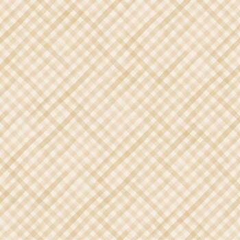 Gingham Garland MAS11466-E Gingham Cream by Maywood Studio