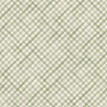 Gingham Garland MAS11466-G Gingham Green by Maywood Studio