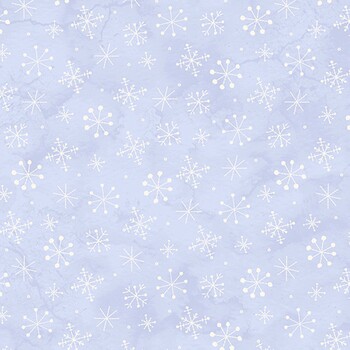 Frosty Friends MAS11483-B Snowflakes Blue by Robin Kingsley for Maywood Studio