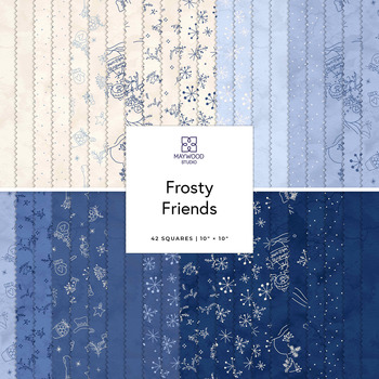 Frosty Friends  10" Squares Robin Kingsley for Maywood Studio