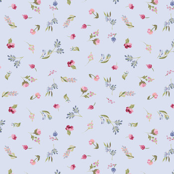 Petals & Blooms Y5265-84 Lt Periwinkle Ditsy by Silvia Vassivela for Clothworks