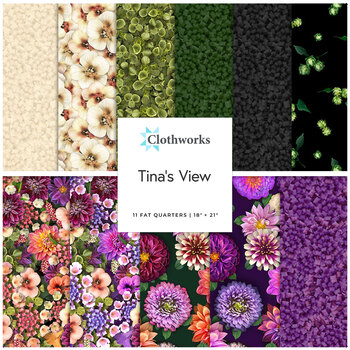 Tina's View  Fat Quarter Bundle by Tina Leto for Clothworks