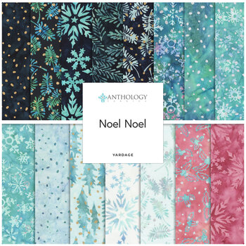 Noel Noel Batik  Yardage by Jacqueline de Jonge for Anthology Fabrics