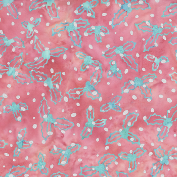 Noel Noel Batik 3975QM-X Holly Petal by Jacqueline de Jonge for Anthology Fabrics