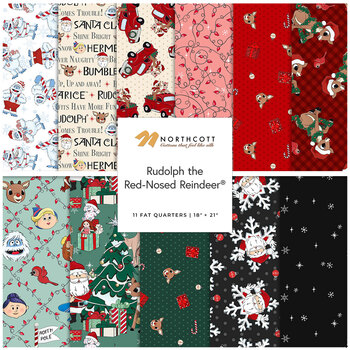  Rudolph the Red-Nosed Reindeer®  Fat Quarter Bundle by Northcott Fabrics