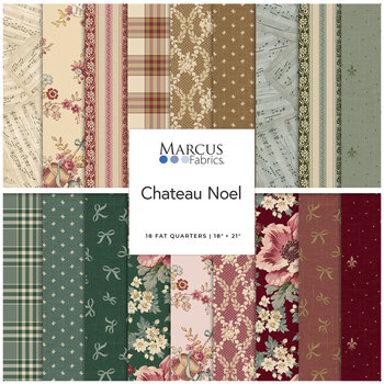 Chateau Noel  Fat Quarter Bundle by Dawn Heese for Marcus Fabrics
