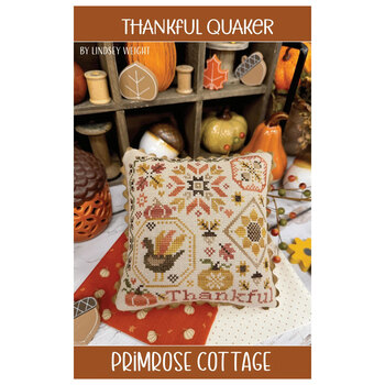 Thankful Quaker Cross Stitch Pattern by Primrose Cottage
