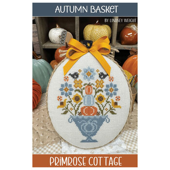 Autumn Basket Cross Stitch Pattern by Primrose Cottage