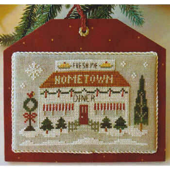 Hometown Holiday - The Diner Cross Stitch Pattern by Little House Needleworks