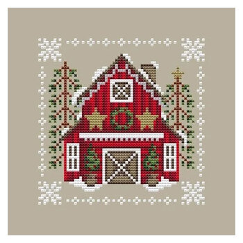 Christmas Barn Cross Stitch Pattern by Shannon Christine