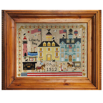 Liberty Bay 1912 Cross Stitch Pattern by Twin Peak Primitives