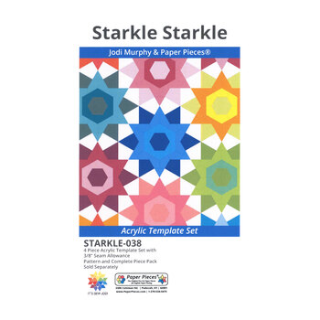 Paper Pieces Starkle Starkle 4 Piece Template Set with 3/8" Seam Allowance
