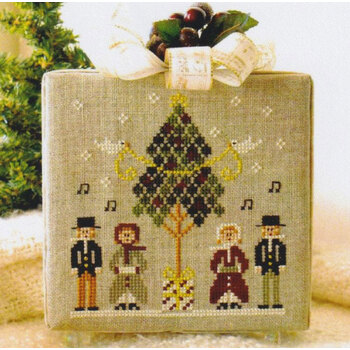 Hometown Holiday - Caroling Quartet Cross Stitch Pattern by Little House Needleworks