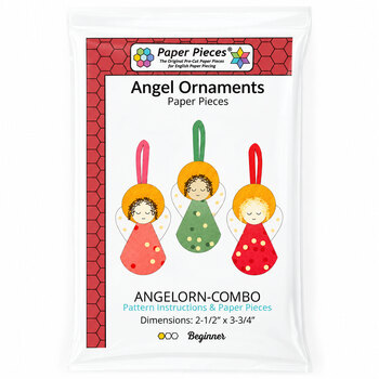 Angel Ornaments Pattern & Paper Piece Pack - Paper Pieces