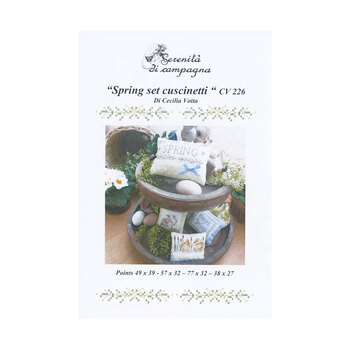 Spring Pillow Set Cross Stitch Pattern by Serenità di Campagna