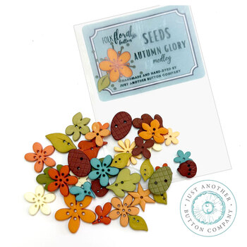 Autumn Glory Button Seeds Pack by Just Another Button Company