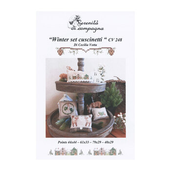 Winter Pillow Set Cross Stitch Pattern by Serenità di Campagna