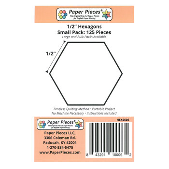 Paper Pieces .5" Hexagons