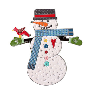 Lori Holt Let's Make A Snowman Magnetic Needle Minder