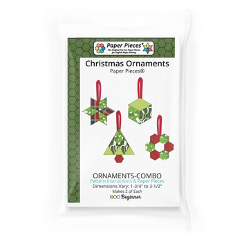 Christmas Ornaments Pattern & Paper Piece Pack - Paper Pieces
