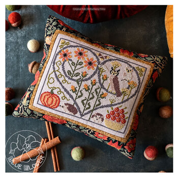 Seasons Of The Heart Autumn Cross Stitch Pattern by The Blue Flower