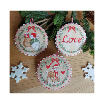 Christmas Tree Decorations Cross Stitch Pattern by Serenità di Campagna