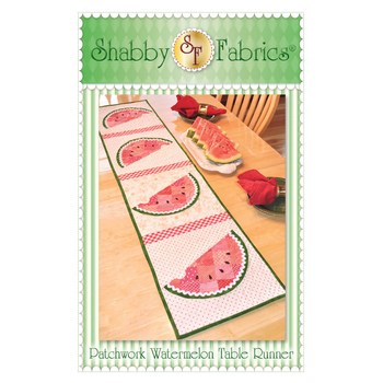 Patchwork Watermelon Table Runner Pattern, Image