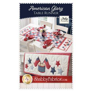 American Glory Table Runner Pattern - PDF Download, Image