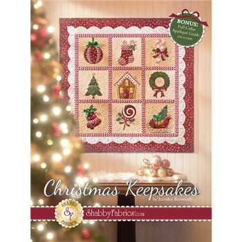 Christmas Keepsakes Book by Jennifer Bosworth of Shabby Fabrics, Image