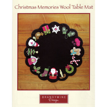 Christmas Memories Wool Table Mat Pattern, Image