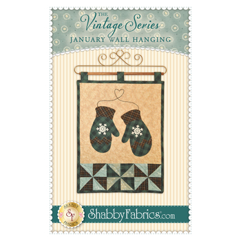 Vintage Series Wall Hanging - January - Pattern