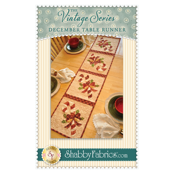 Vintage Series Table Runner - December Pattern, Image