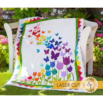  Blooming Butterflies Quilt Kit - Laser Cut