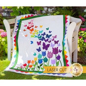  Blooming Butterflies Quilt Kit - Laser Cut