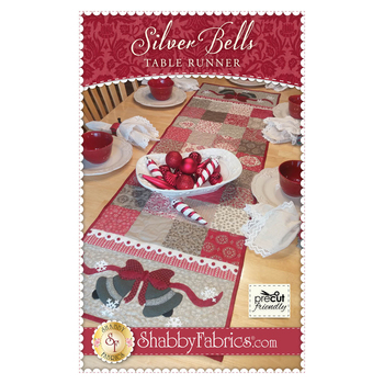 Silver Bells Table Runner Pattern, Image