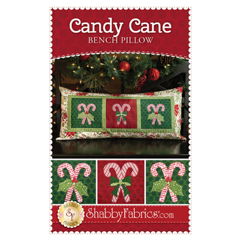 Candy Cane Bench Pillow Pattern, Image