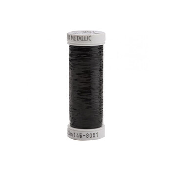 Sulky Sliver Metallic Thread - #8051 Black - 250yd, Image