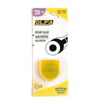 Olfa 28mm Rotary Replacement Blades - 2ct, Image