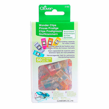 Clover Wonder Clips - Assorted Colors - 50ct, Image