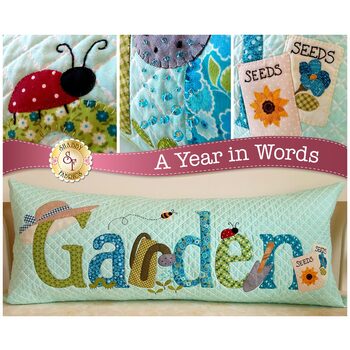  A Year in Words Pillows - Garden - June Laser Cut Kit, Image