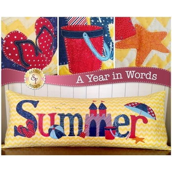  A Year in Words Pillows - Summer - July - Laser Cut Kit, Image